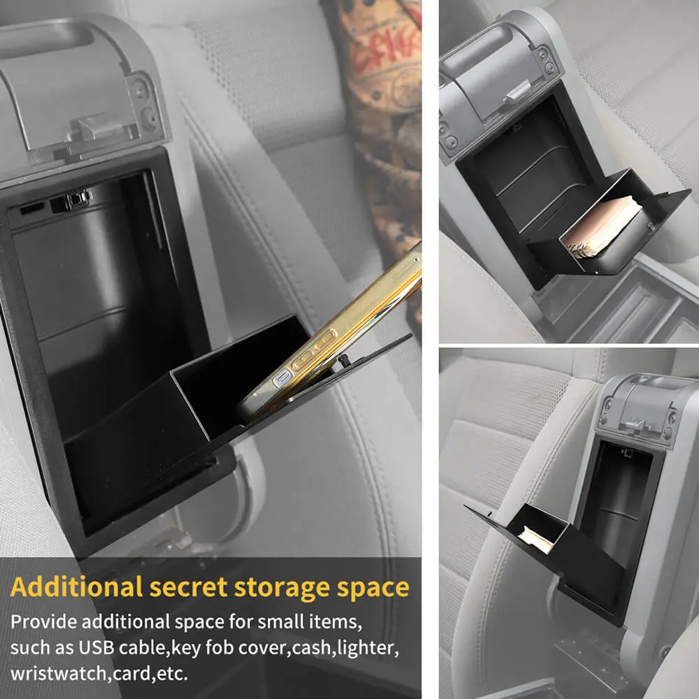 For 2007-2010 Jeep Wrangler JK Center Console Armrest Box Storage Box - Image 8