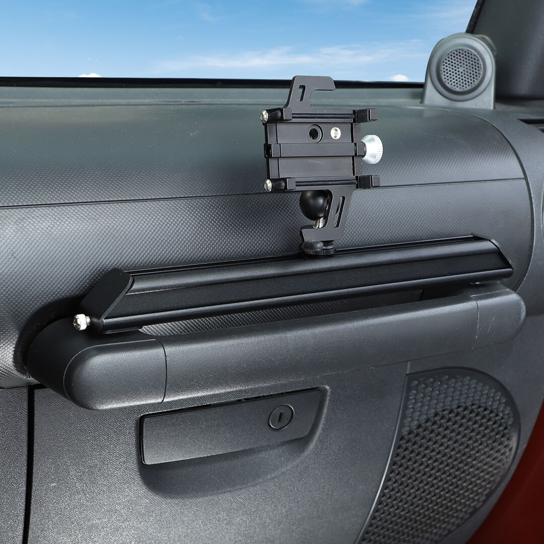For 2007-2010 Jeep Wrangler JK Center Console Multifunctional Extensible Phone Holder Bracket - Image 4
