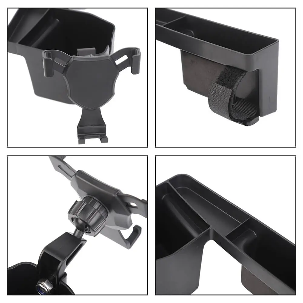 For 2007-2010 Jeep Wrangler JK Co-pilot Handle Storage Box Phone Holder Mount - Image 11