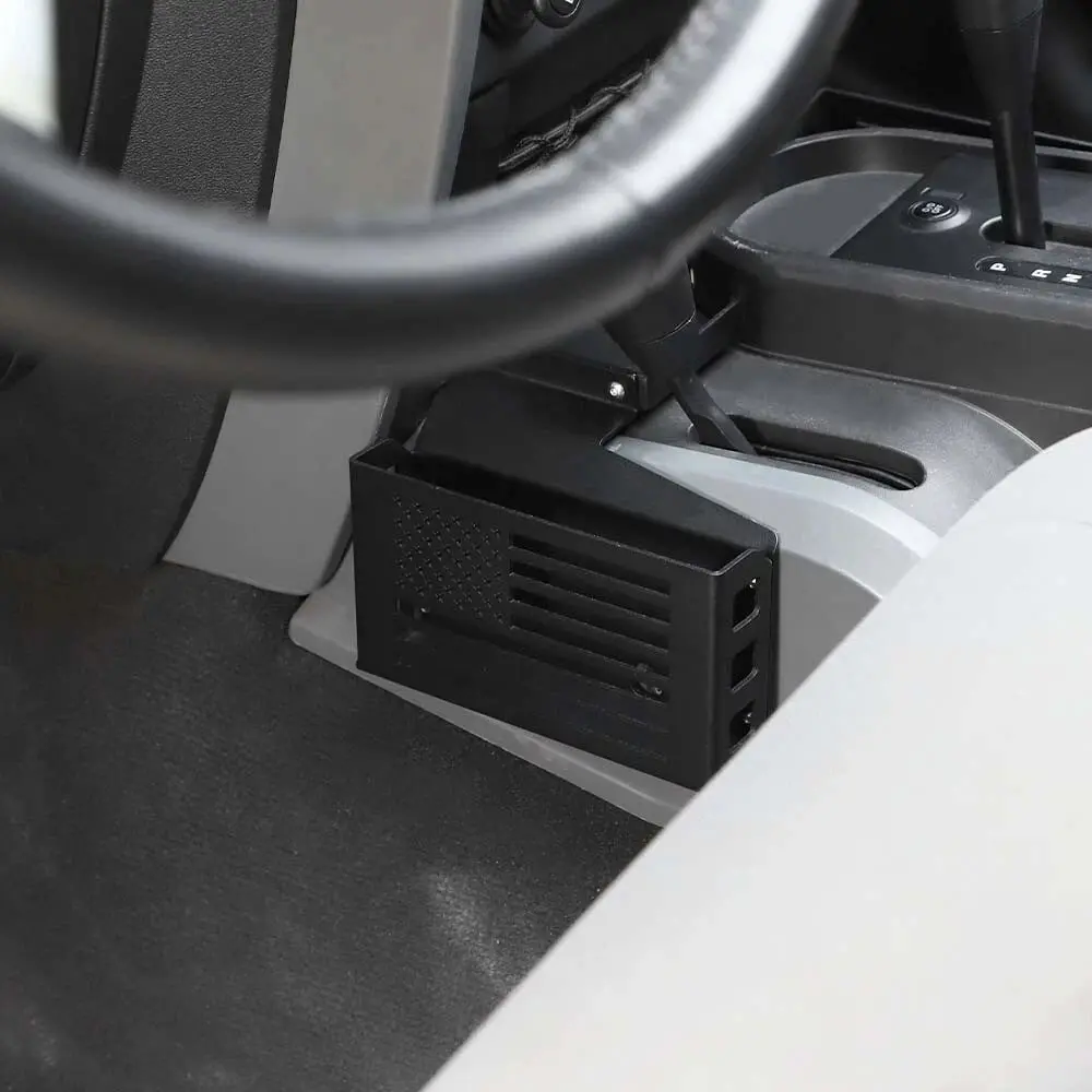 For 2007-2010 Jeep Wrangler JK Upgraded Gear Shift Side Organizer Box Storage Black - Image 4