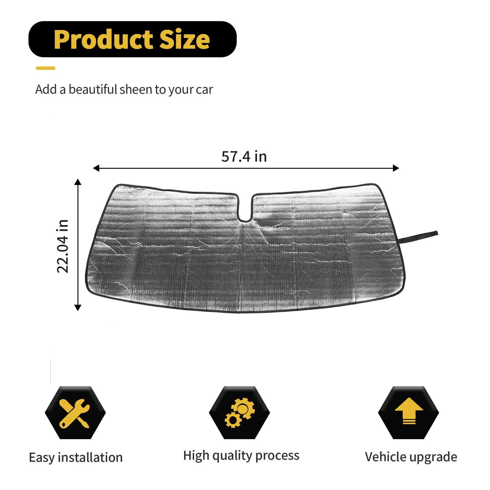 For 2007-2012 Jeep Liberty Windshield Sun Shade Car Sunshades - Image 5