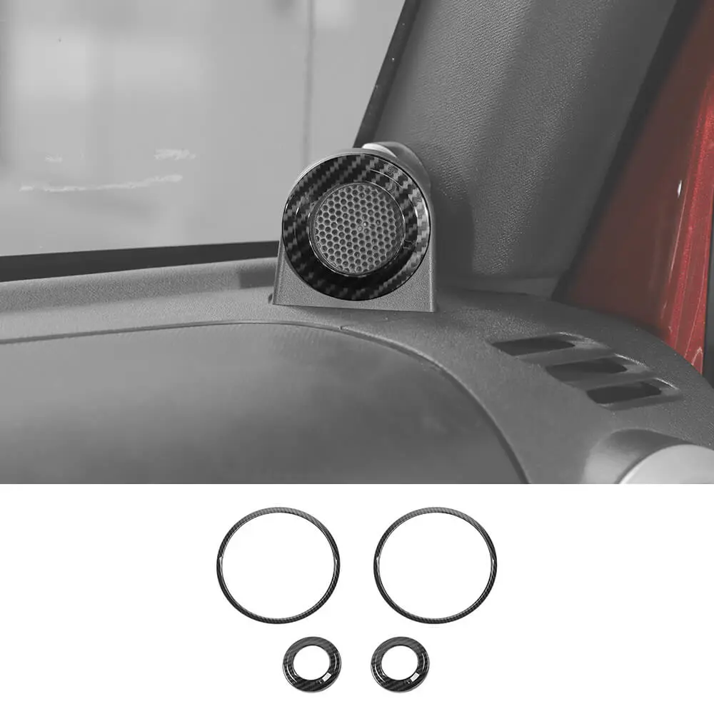For 2007-2014 Jeep Wrangler JK A-pillar/Car Roof Horn Trim Ring Cover - Image 10