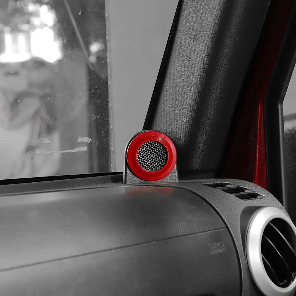 For 2007-2014 Jeep Wrangler JK A-pillar/Car Roof Horn Trim Ring Cover - Image 3