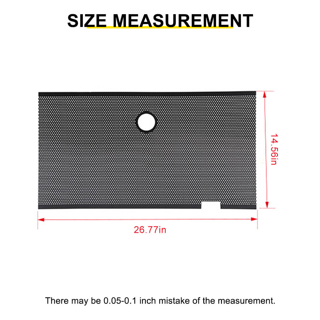 For 2007-2015 Jeep Wrangler JK Front Grille Mesh Tablet Insect Proof Net Accessories - Image 11
