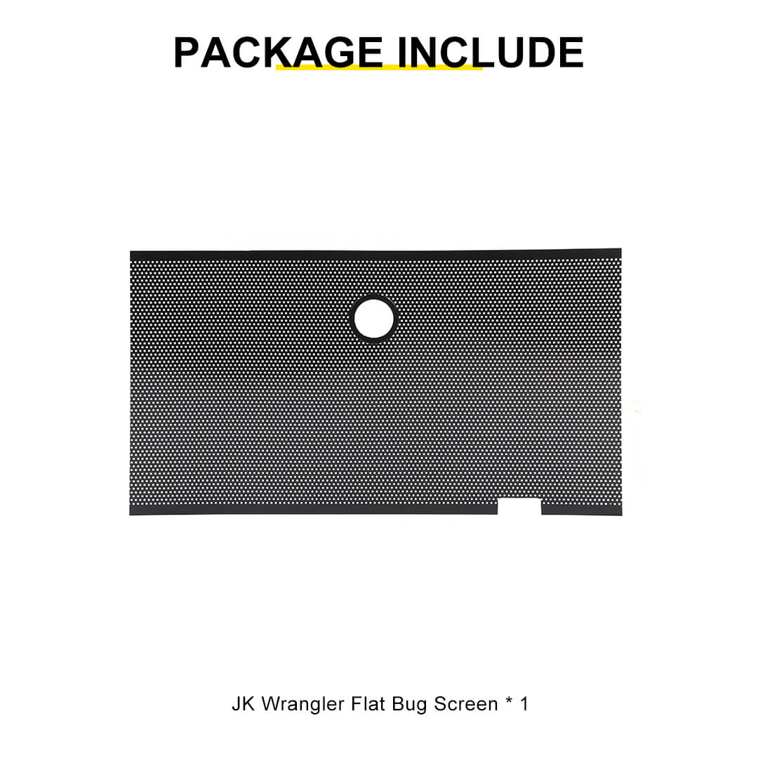 For 2007-2015 Jeep Wrangler JK Front Grille Mesh Tablet Insect Proof Net Accessories - Image 13