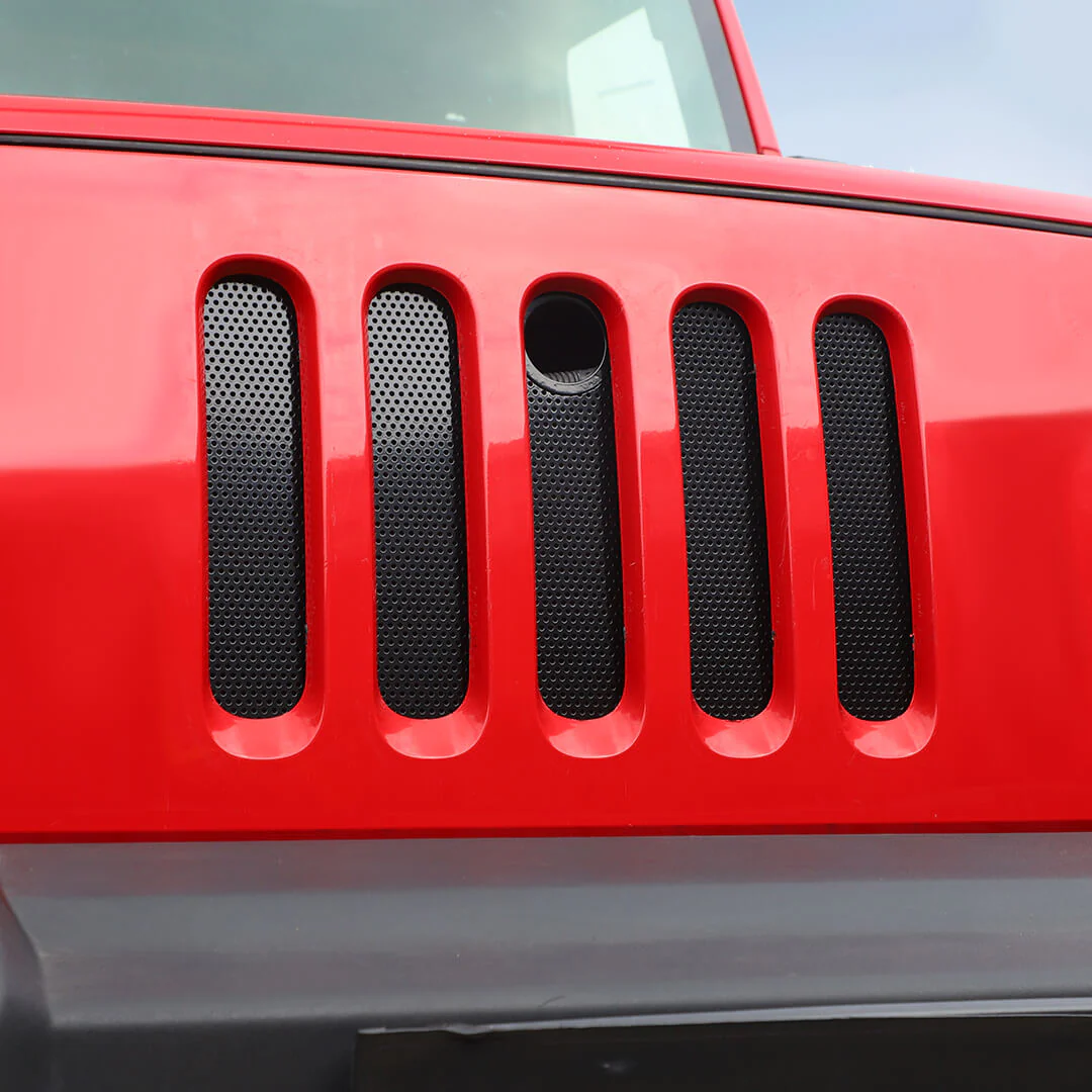 For 2007-2015 Jeep Wrangler JK Front Grille Mesh Tablet Insect Proof Net Accessories - Image 6