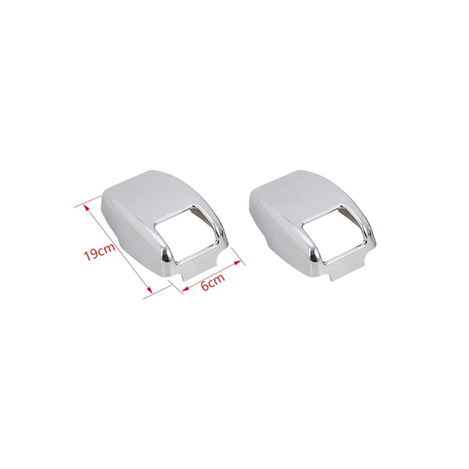 For 2007-2016 Jeep Compass/2011-2016 Patriot Interior Seat Safety Belt Button Cover Trim - Image 9