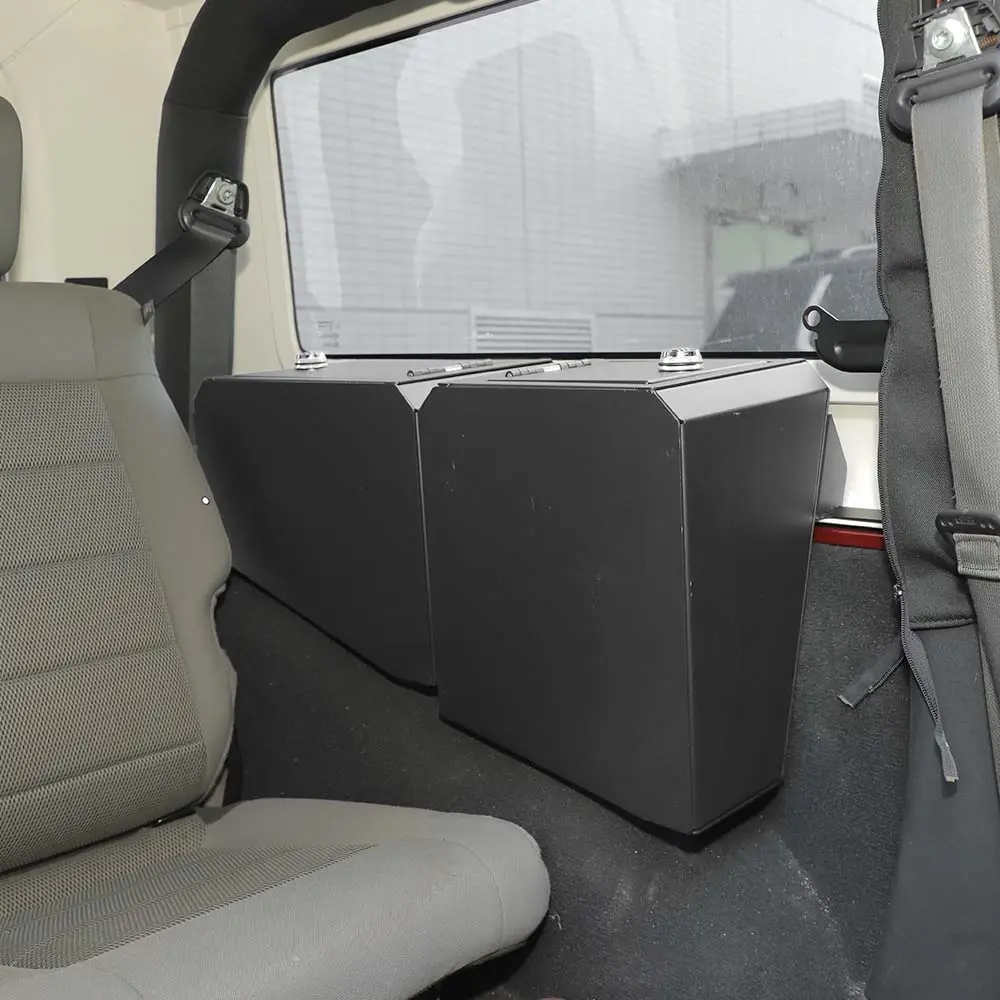 For 2007-2018 Jeep Wrangler JK 2-Dr Trunk Security Storage Box with Combination Lock - Image 3