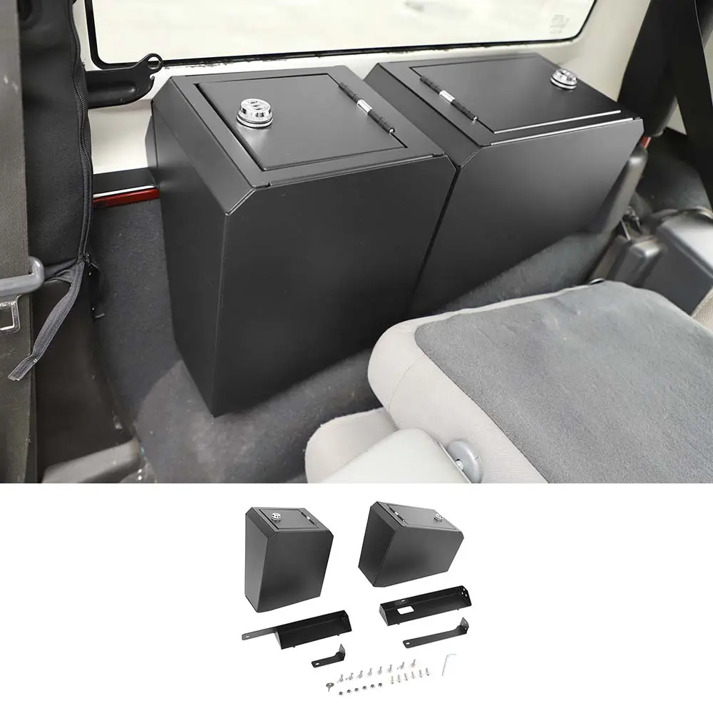 For 2007-2018 Jeep Wrangler JK 2-Dr Trunk Security Storage Box with Combination Lock - Image 8