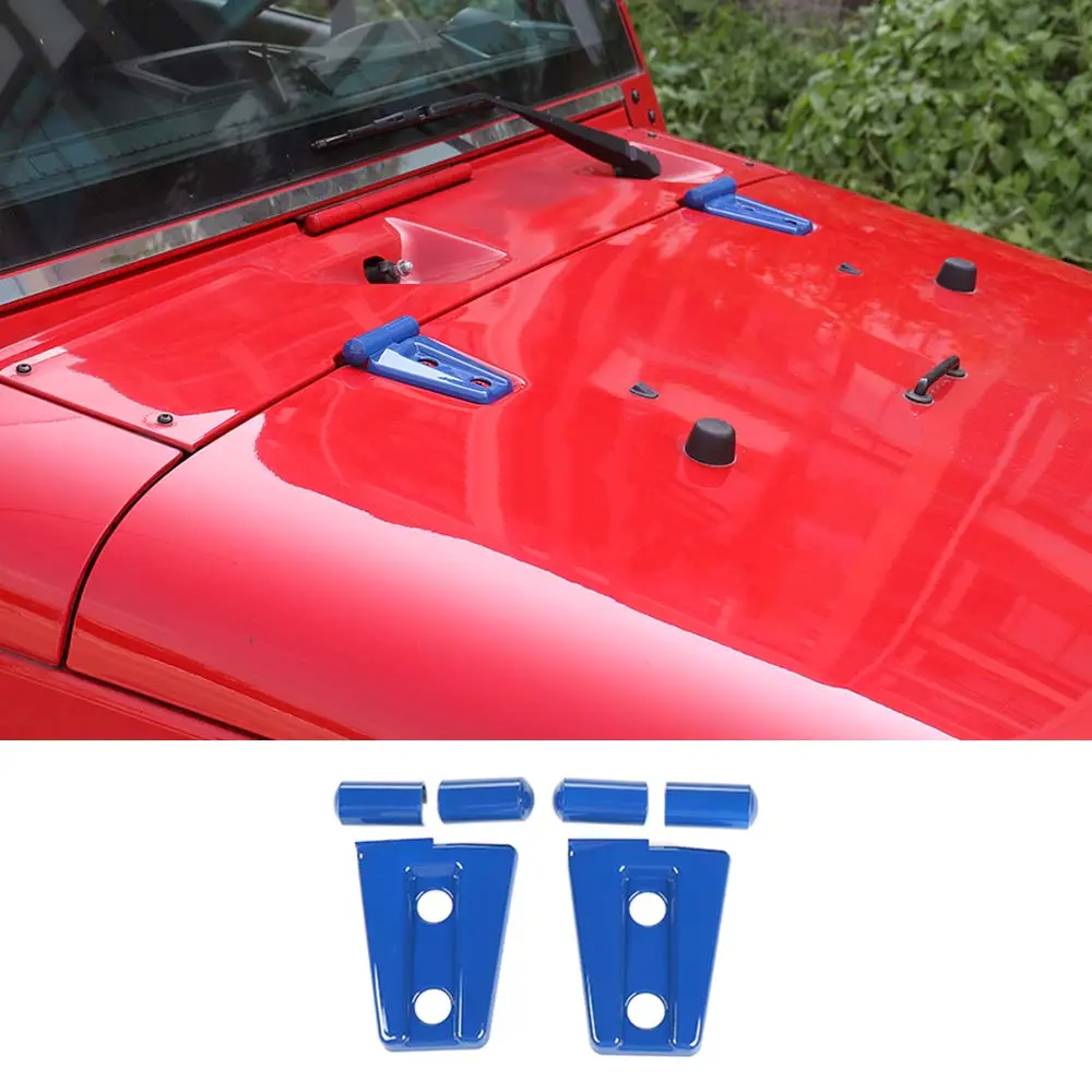 For 2007-2018 Jeep Wrangler JK 2 x Exterior Engine Hood Hinge Cover Trim - Image 19
