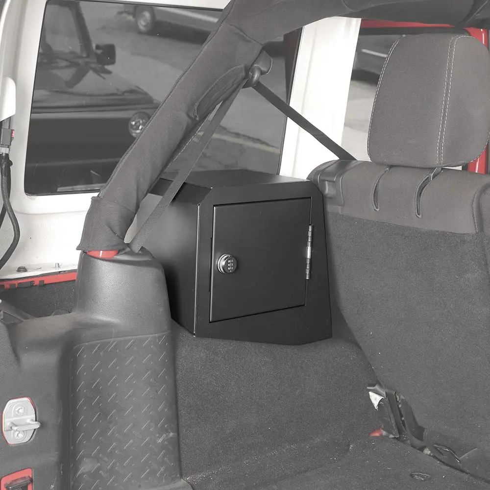 For 2007-2018 Jeep Wrangler JK 4-Dr Trunk Security Storage Box with Lock - Image 3
