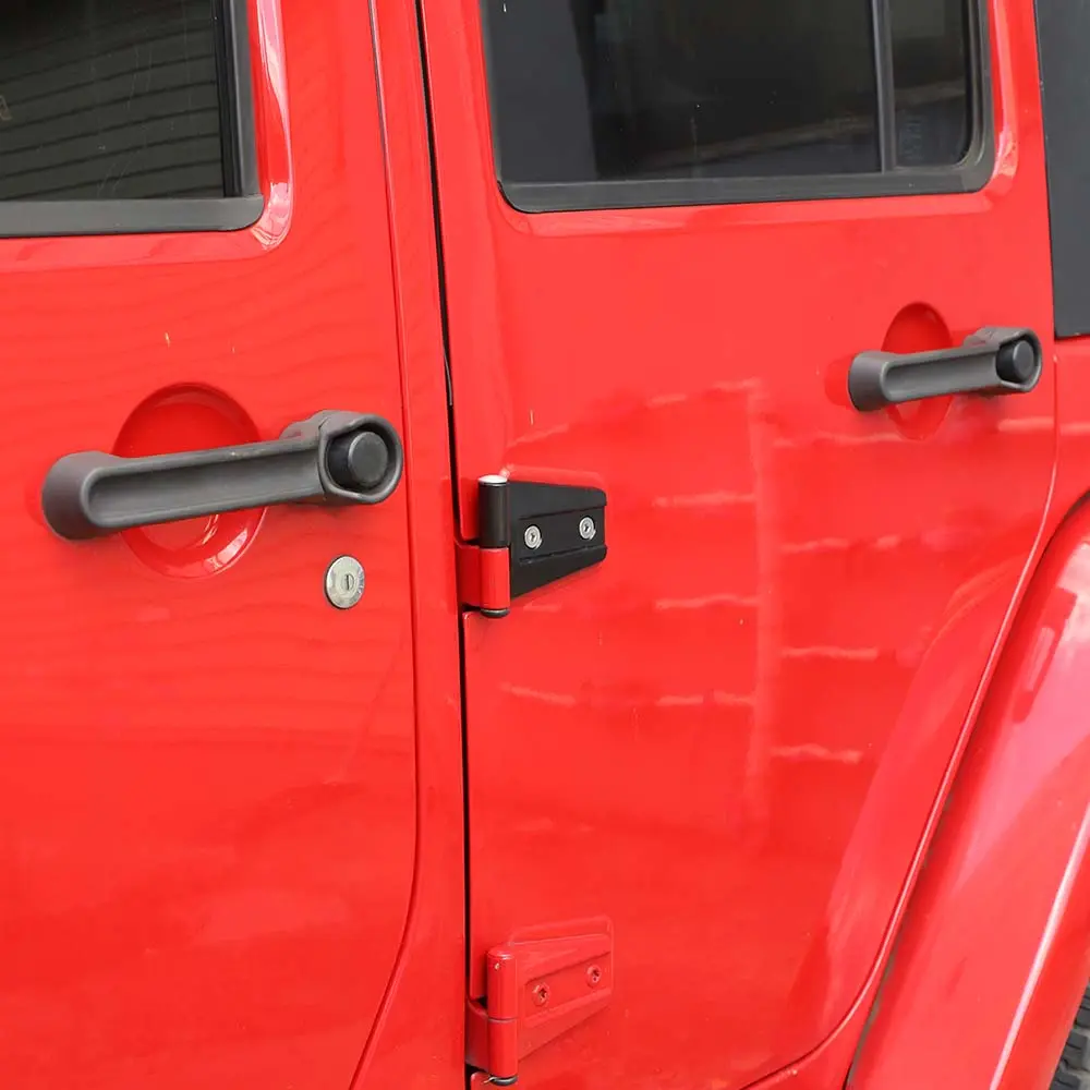 For 2007-2018 Jeep Wrangler JK JKU 2/4-Door Hinge Cover Replacement Original Car Parts - Image 5