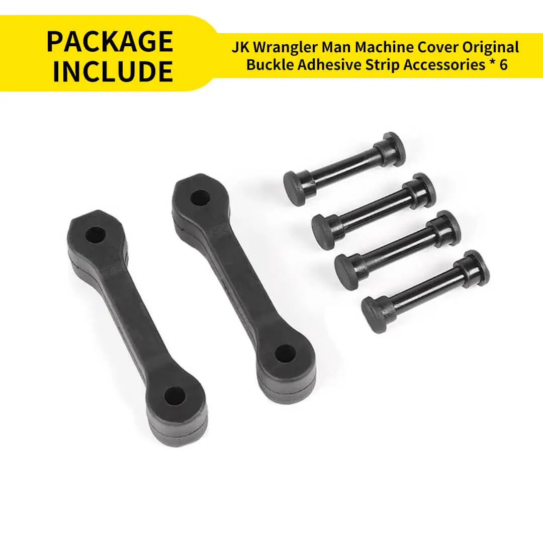 For 2007-2017 Jeep Wrangler JK Original Engine Hood Buckle Rubber Strip Accessories - Image 10
