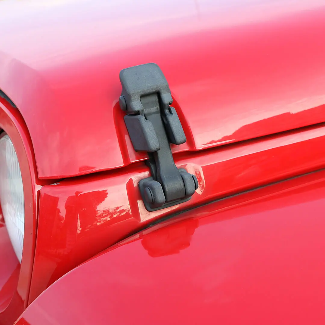 For 2007-2017 Jeep Wrangler JK Original Engine Hood Buckle Rubber Strip Accessories - Image 4