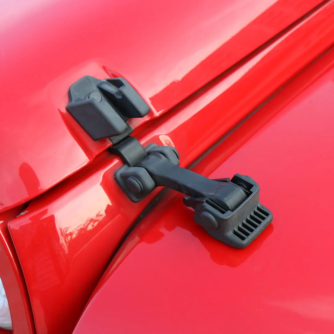 For 2007-2017 Jeep Wrangler JK Original Engine Hood Buckle Rubber Strip Accessories - Image 5