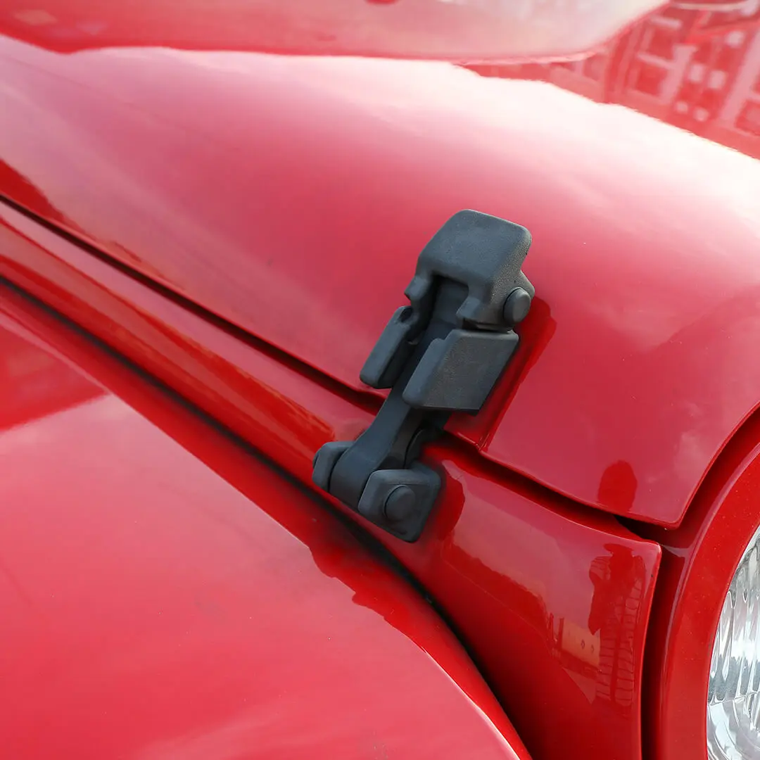 For 2007-2017 Jeep Wrangler JK Original Engine Hood Buckle Rubber Strip Accessories - Image 7