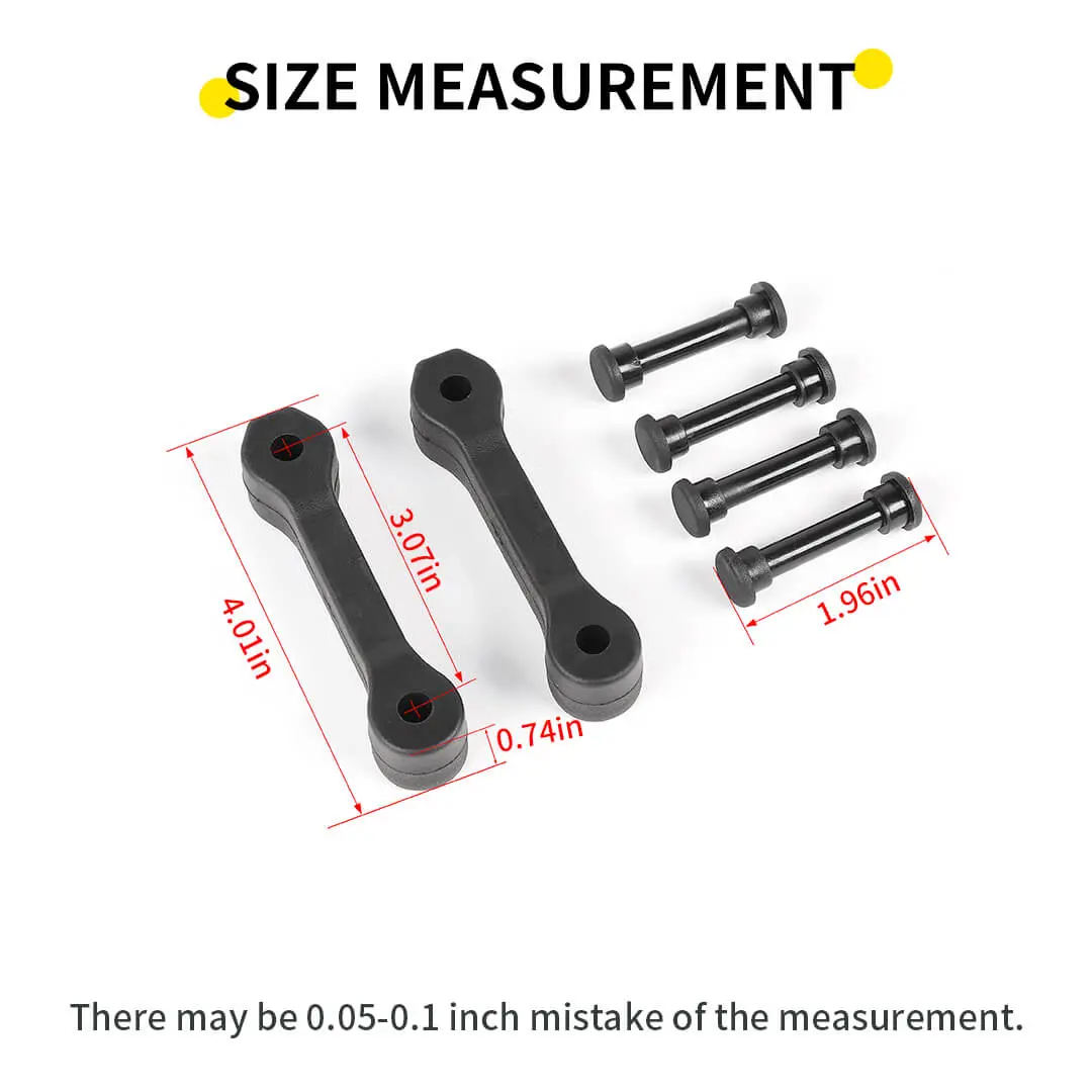 For 2007-2017 Jeep Wrangler JK Original Engine Hood Buckle Rubber Strip Accessories - Image 9