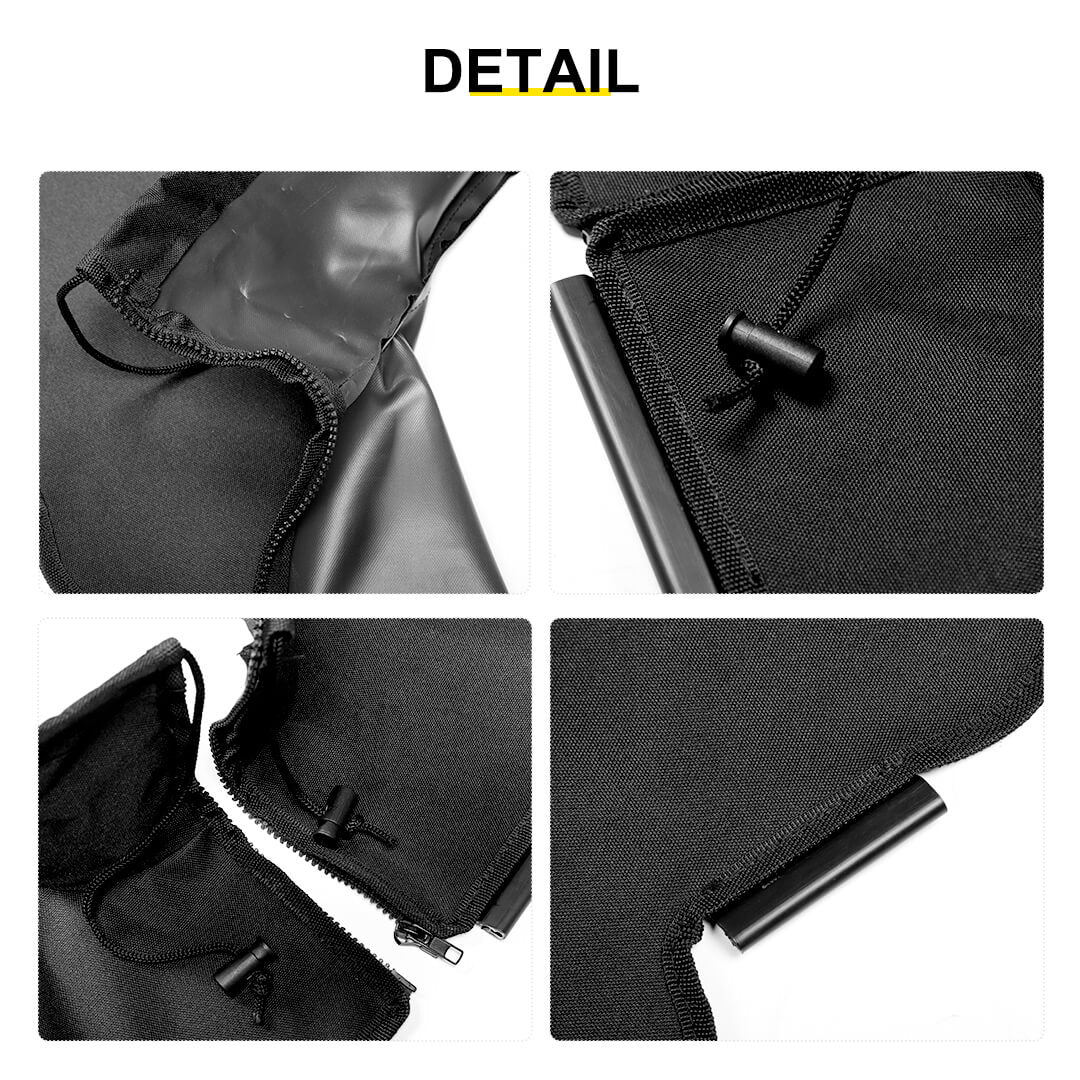 For 2007-2018 Jeep Wrangler JK 2-Door Rear Cargo Cover Privacy Shade Trunk Luggage Cover Waterproof - Image 9