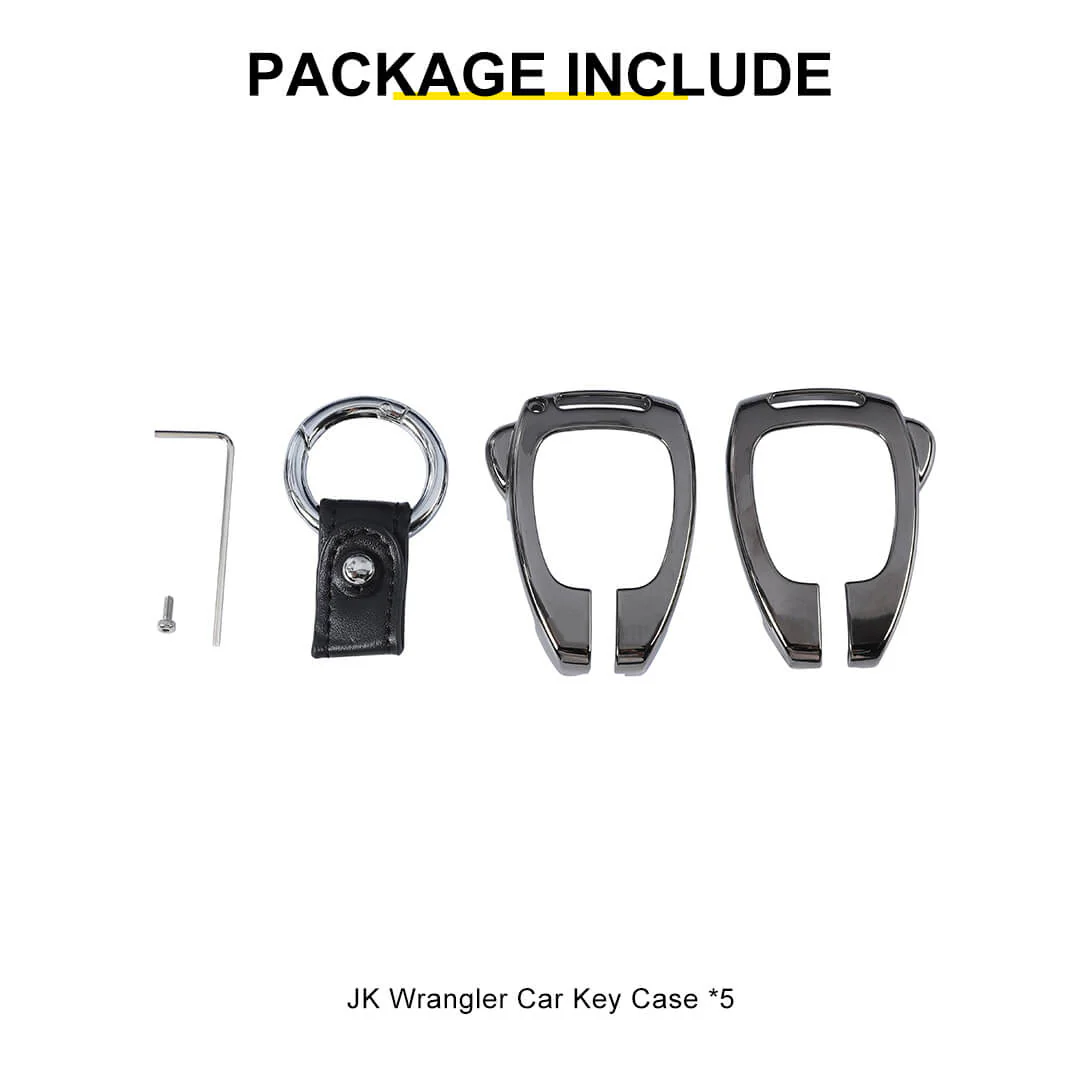 For 2007-2018 Jeep Wrangler JK/2008-2016 Compass/2011-2016 Patriot Key Fob Cover Case Box Protection - Image 10