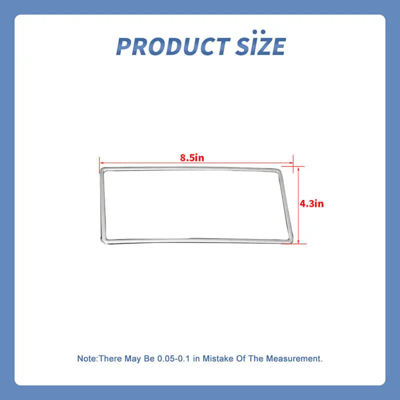 For 2007-2018 Jeep Wrangler JK/2011-2016 Compass/Patriot Center Console CD Navigation Trim Ring Cover - Image 9