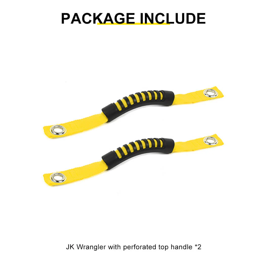 For 2007-2018 Jeep Wrangler JK Car Top Grab Grip Interior Handles Door Handle (2 pcs) - Image 11