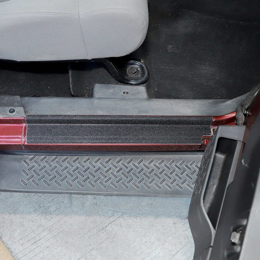 For 2007-2018 Jeep Wrangler JK Door Sill Threshold Anti Scratch Protection Sticker Cover - Image 6