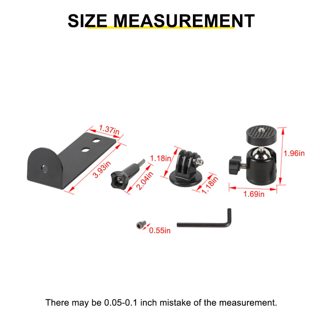 For 2007-2018 Jeep Wrangler JK Engine Hood Camera Mount Bracket Holder - Image 8