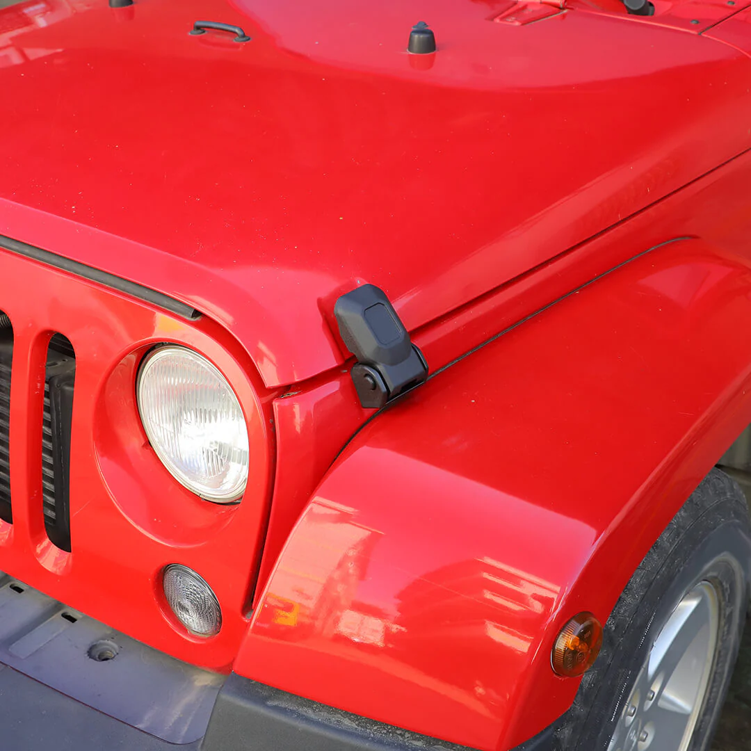 For 2007-2018 Jeep Wrangler JK Engine Hood Lock Catch Bracket Latches Buckle (2 pcs) - Image 3