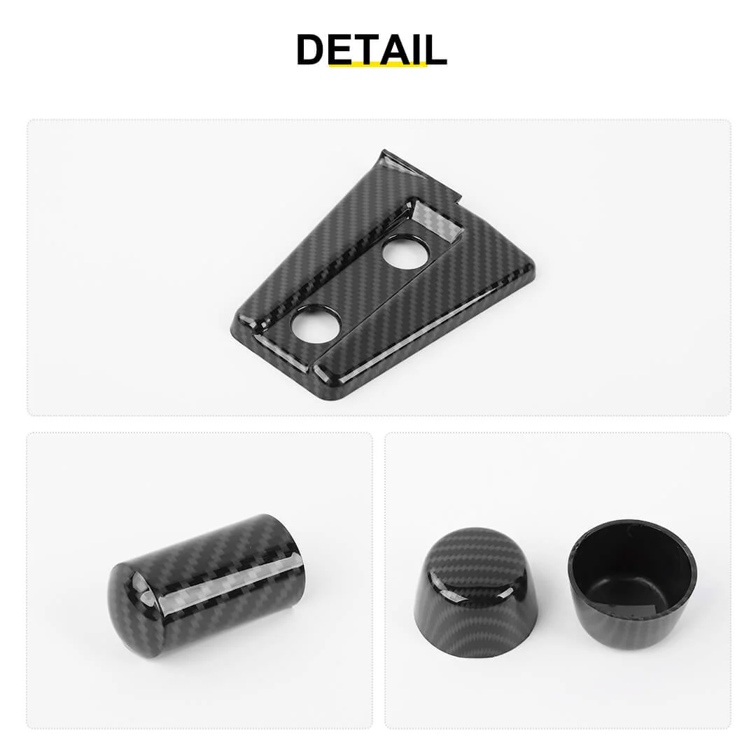 For 2007-2018 Jeep Wrangler JK Engine Hood Rubber Head Hood Hinge Cover Trim Kit (4 pcs) - Image 10