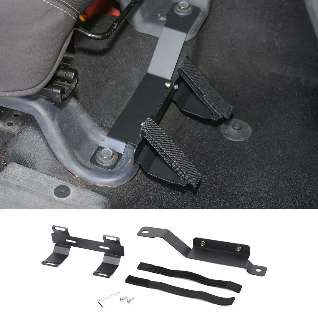 For 2007-2018 Jeep Wrangler JK Fire Extinguisher Bracket Under Driver Front Seat Mount Holder - Image 14