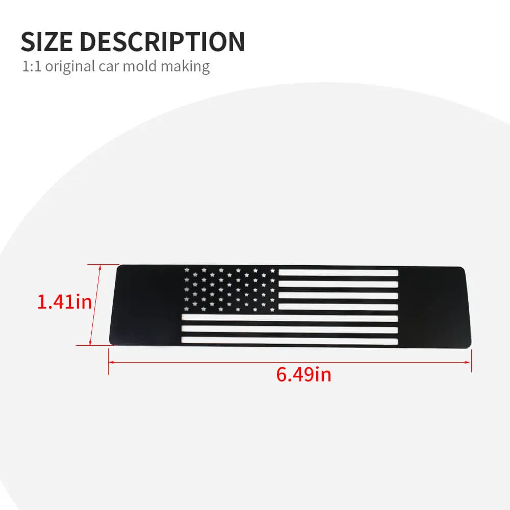 For 2007-2018 Jeep Wrangler JK High Brake Light Third Lamp Cover Trim - Image 10