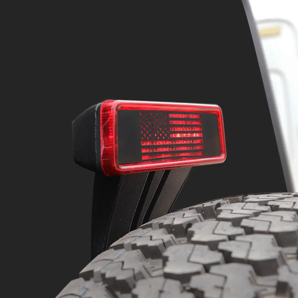 For 2007-2018 Jeep Wrangler JK High Brake Light Third Lamp Cover Trim - Image 4