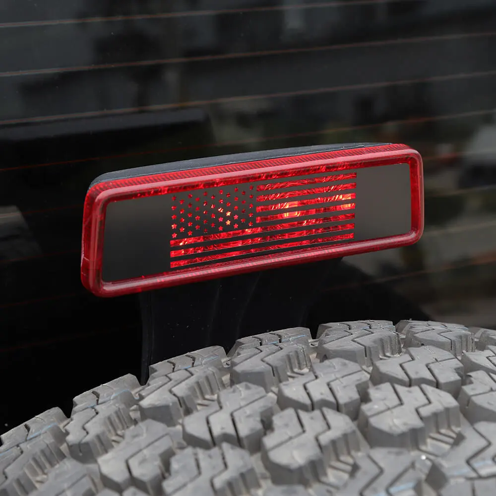 For 2007-2018 Jeep Wrangler JK High Brake Light Third Lamp Cover Trim - Image 5