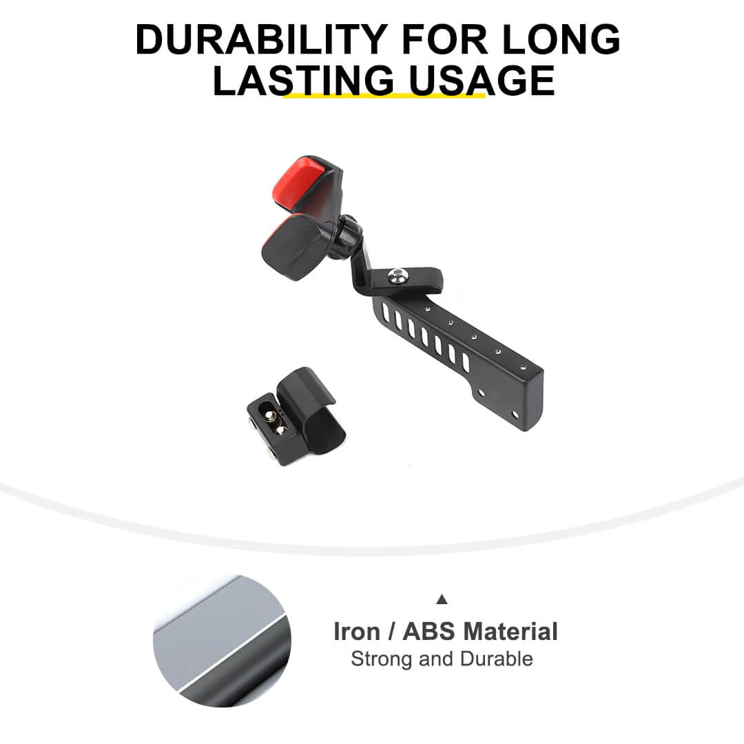 For 2007-2018 Jeep Wrangler JK Interior Copilot Armrest Handle Phone Holder Mount Stand - Image 8