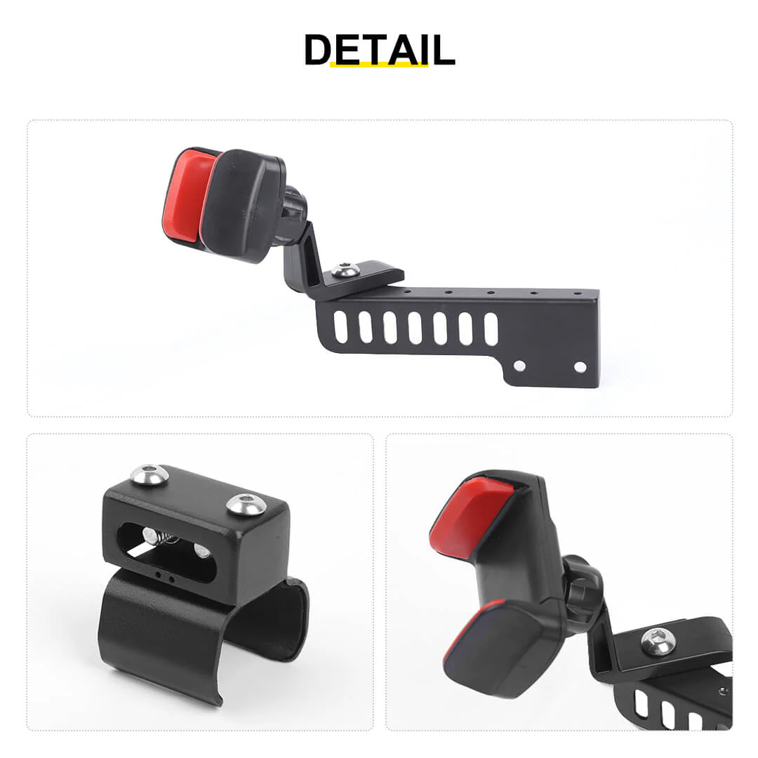 For 2007-2018 Jeep Wrangler JK Interior Copilot Armrest Handle Phone Holder Mount Stand - Image 9