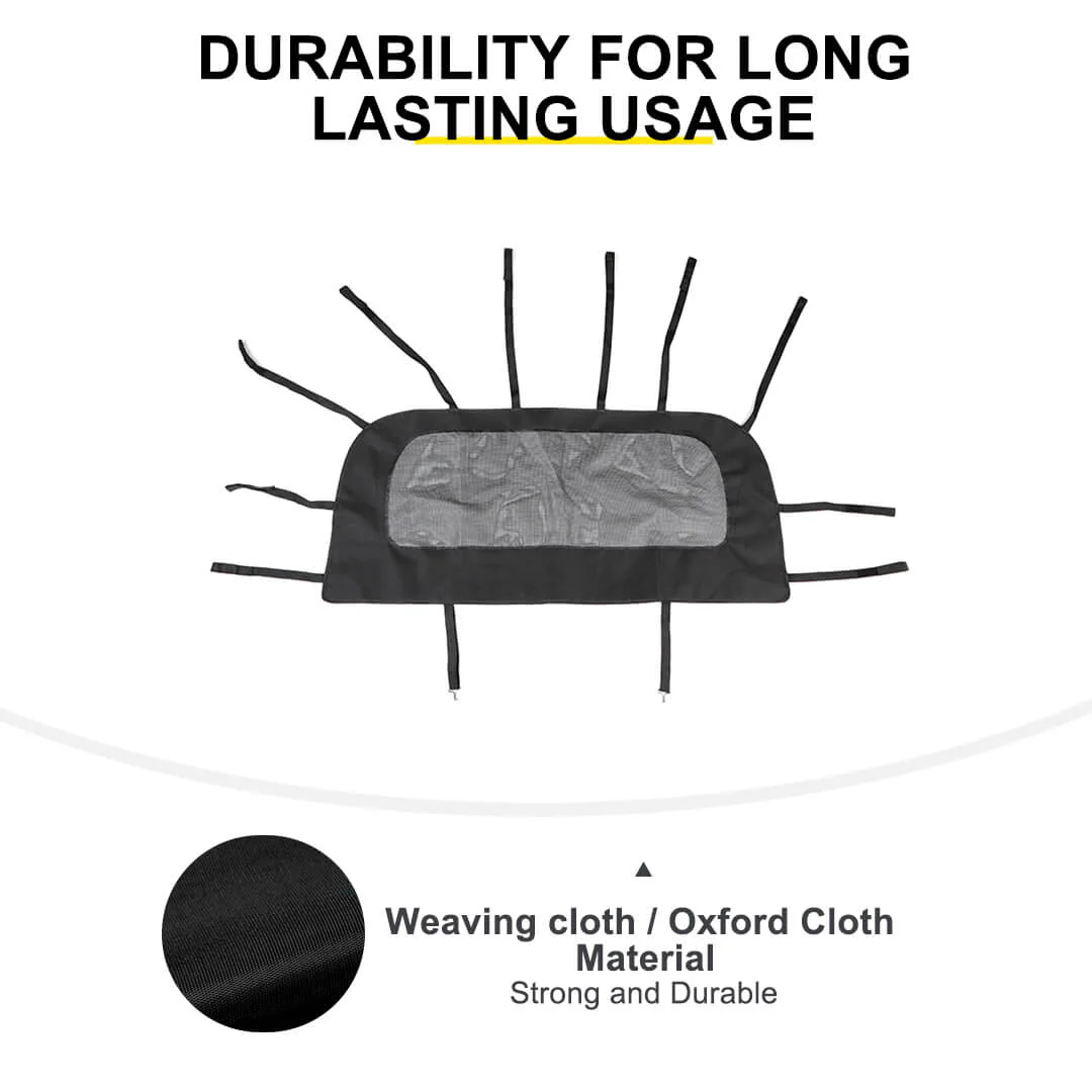 For 2007-2018 Jeep Wrangler JK Interior Seat Back Rear Isolation Pet Dog Net Accessories - Image 10