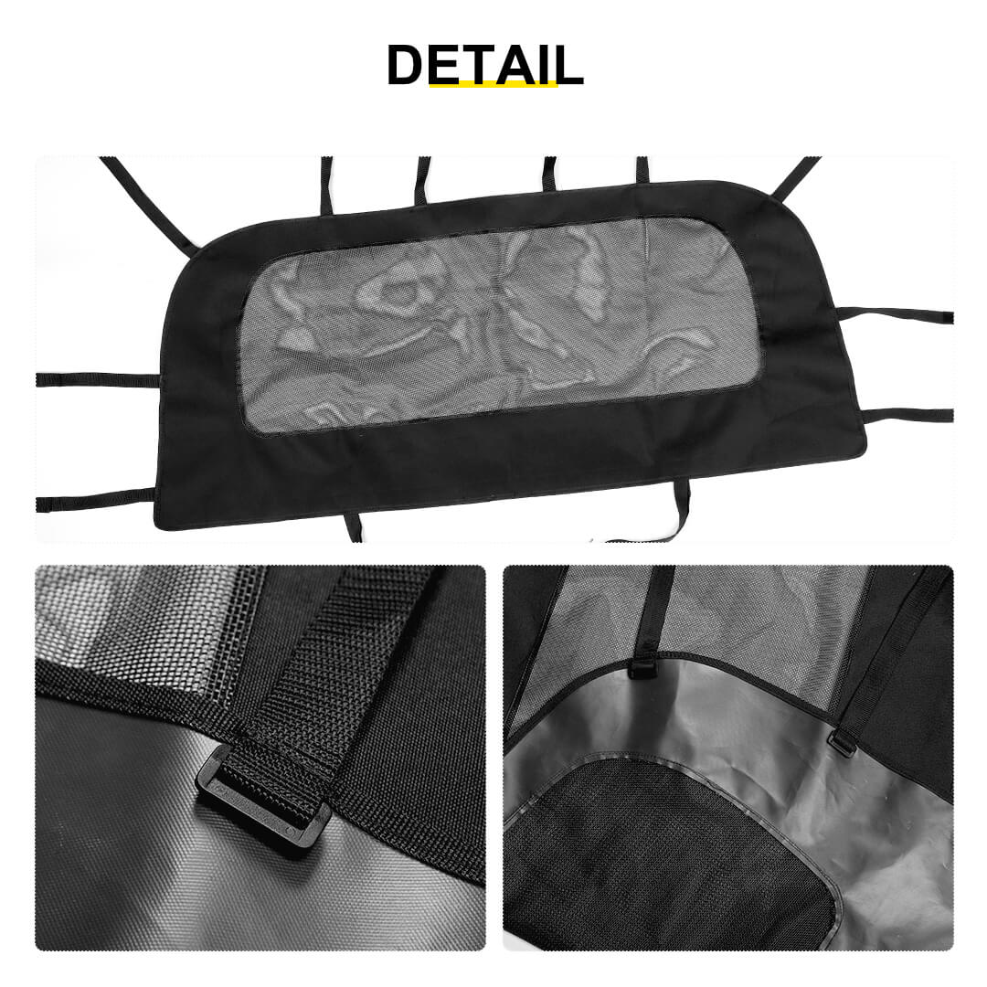For 2007-2018 Jeep Wrangler JK Interior Seat Back Rear Isolation Pet Dog Net Accessories - Image 9