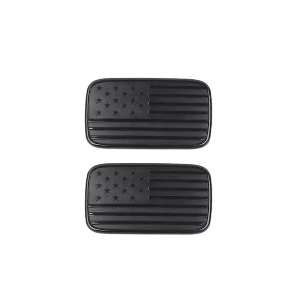 For 2007-2018 Jeep Wrangler JK Left Tail Light Lamp Lower Trim & Rubber Stopper Plugs USA Flag - Image 12