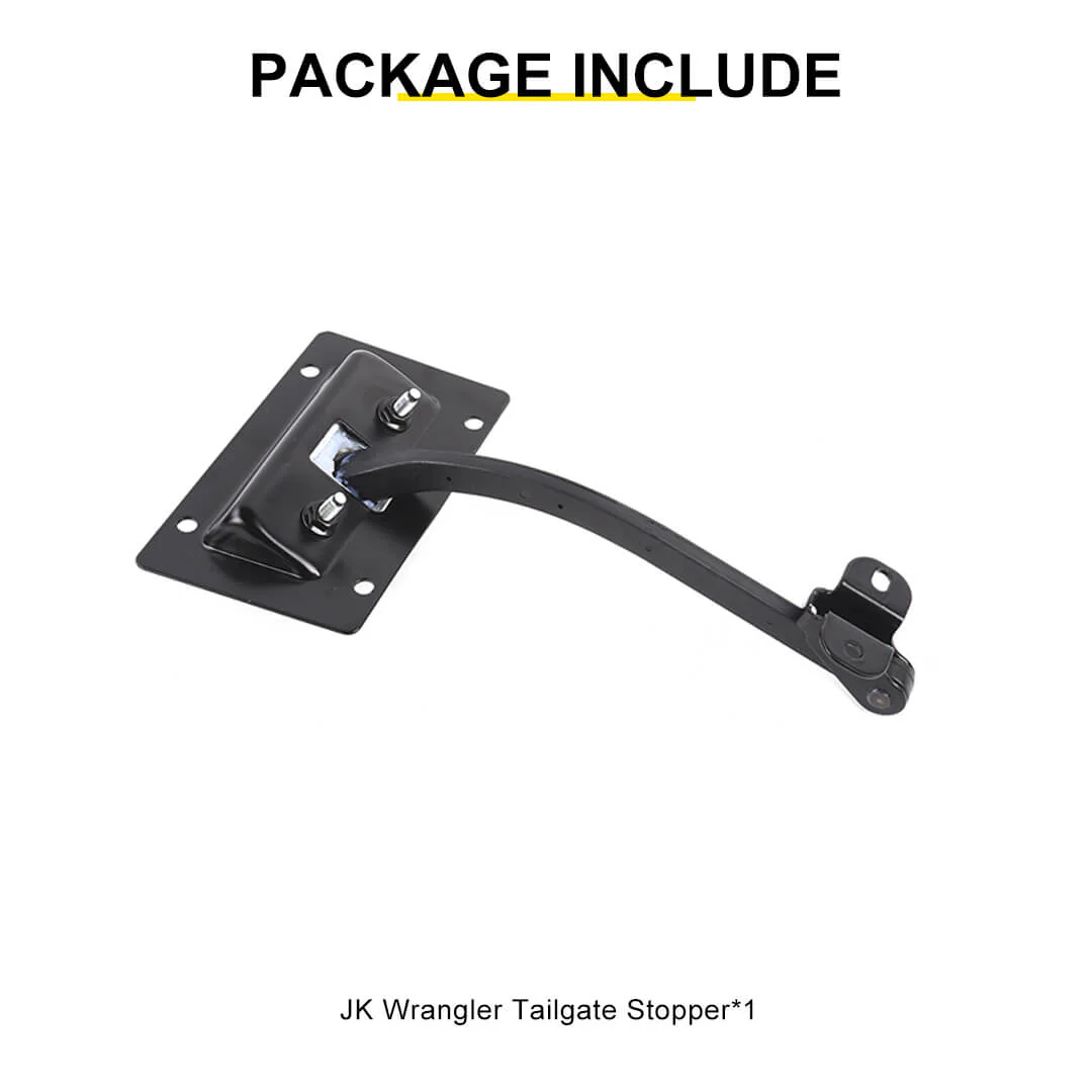 For 2007-2018 Jeep Wrangler JK Rear Door Gate Check Strap Retaining Arm Tail Gate Limiter - Image 11