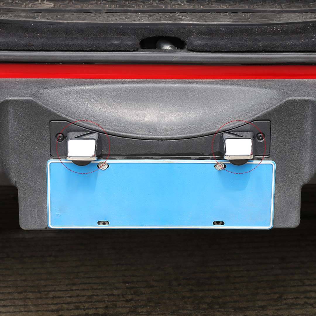 For 2007-2018 Jeep Wrangler JK Rear License Plate Light Trim Cover (2 pcs) - Image 5