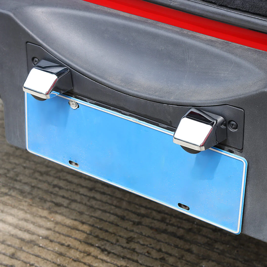 For 2007-2018 Jeep Wrangler JK Rear License Plate Light Trim Cover (2 pcs) - Image 6