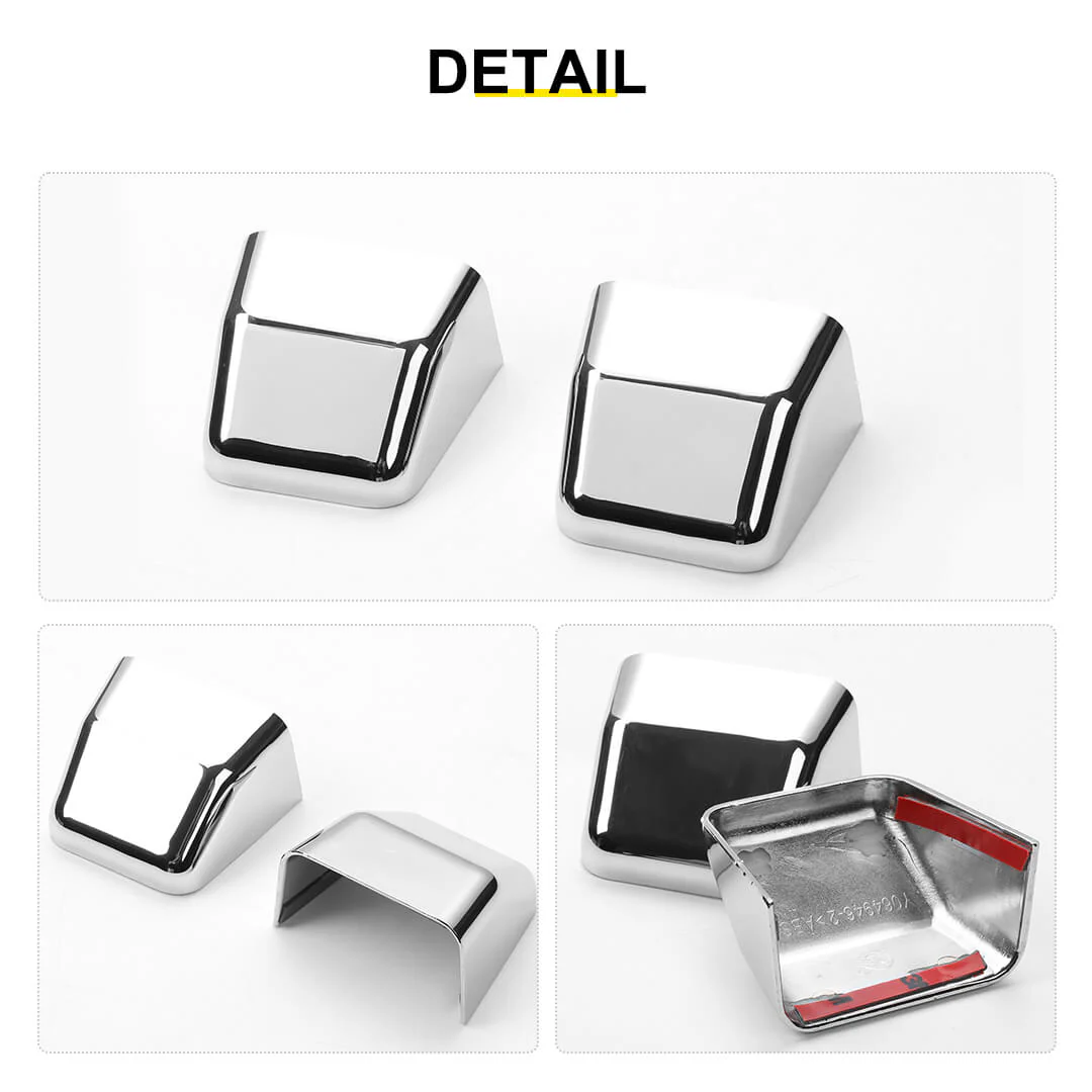 For 2007-2018 Jeep Wrangler JK Rear License Plate Light Trim Cover (2 pcs) - Image 8