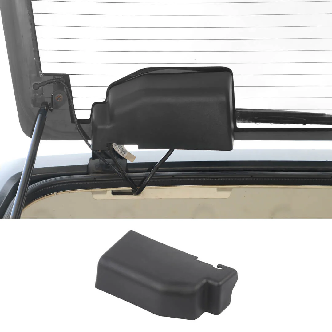 For 2007-2018 Jeep Wrangler JK Rear Tailgate glass Hardtop Wiper Motor Cover Trim Panel
