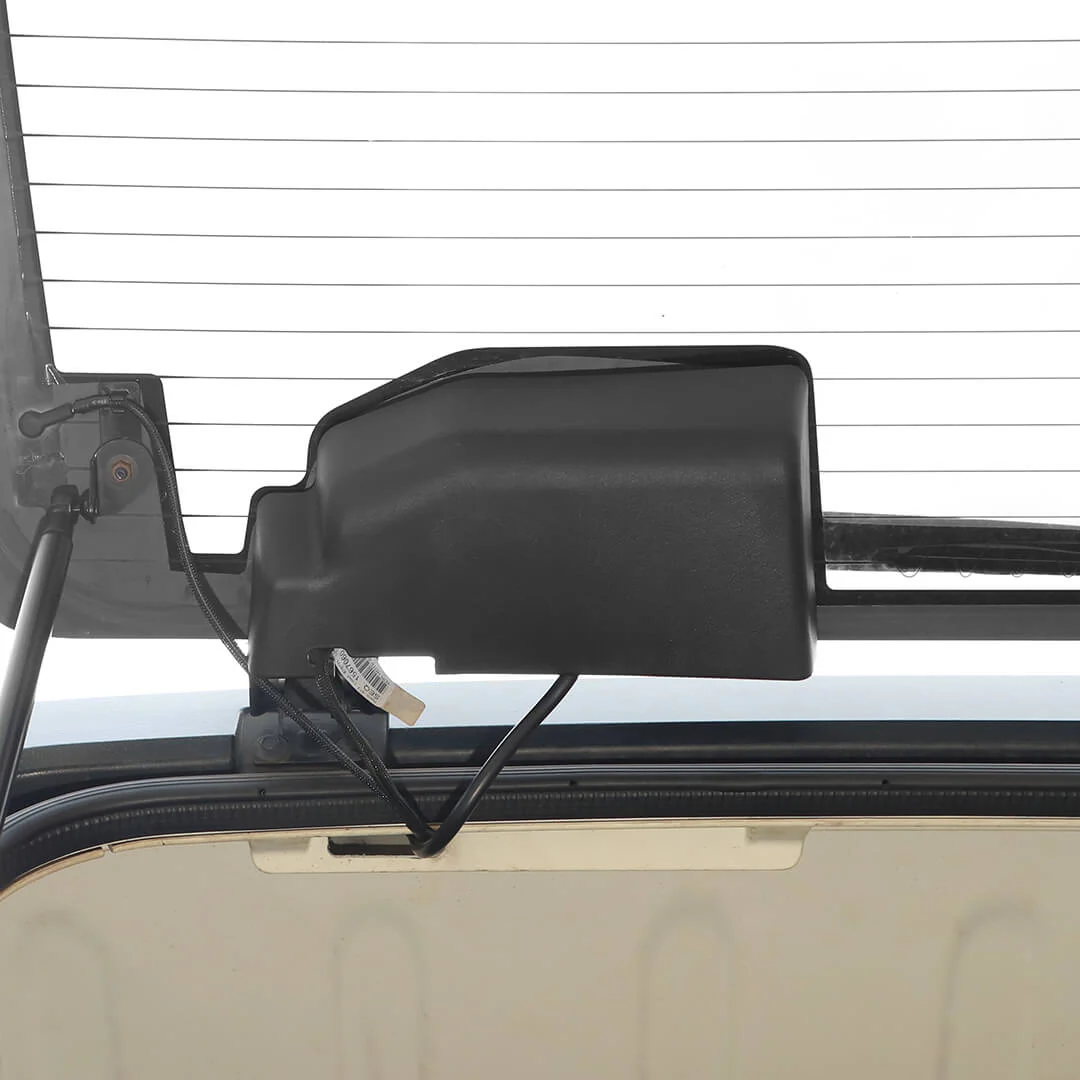 For 2007-2018 Jeep Wrangler JK Rear Tailgate glass Hardtop Wiper Motor Cover Trim Panel - Image 4