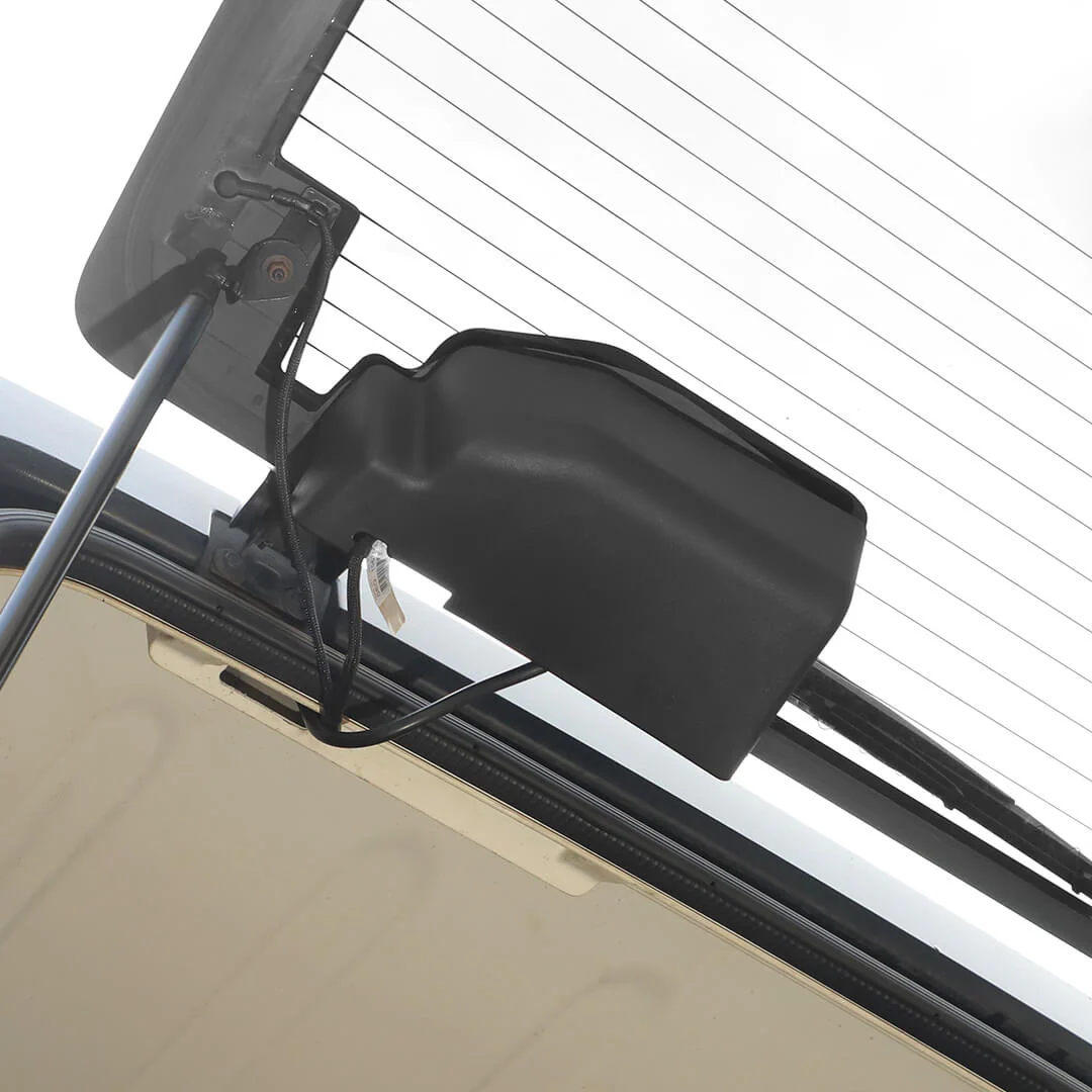 For 2007-2018 Jeep Wrangler JK Rear Tailgate glass Hardtop Wiper Motor Cover Trim Panel - Image 5