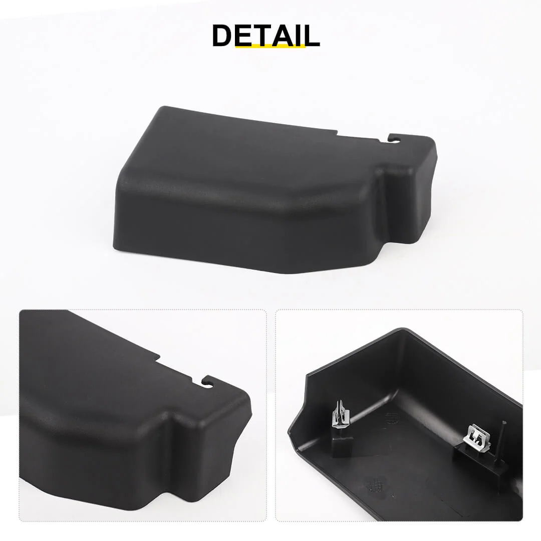 For 2007-2018 Jeep Wrangler JK Rear Tailgate glass Hardtop Wiper Motor Cover Trim Panel - Image 8
