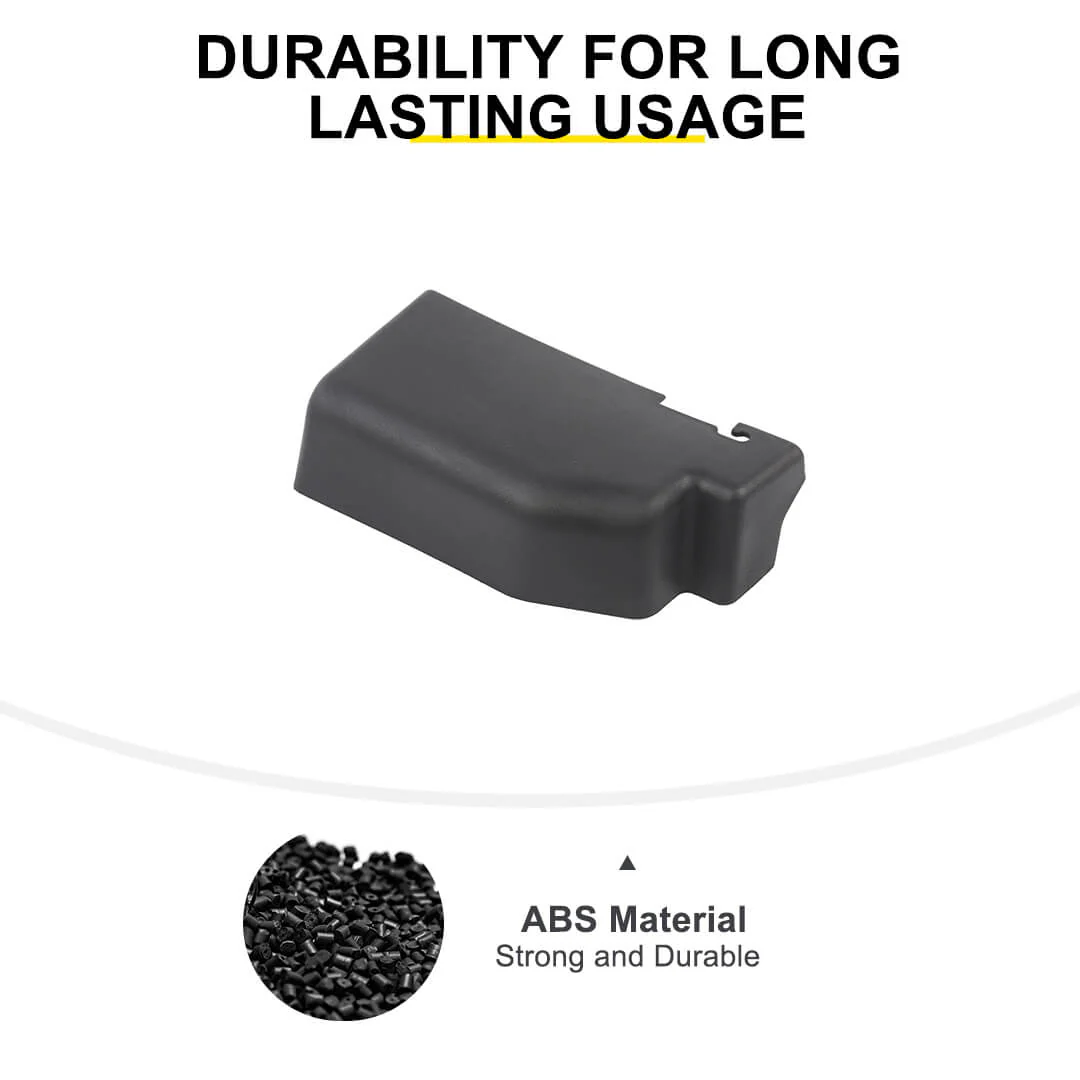 For 2007-2018 Jeep Wrangler JK Rear Tailgate glass Hardtop Wiper Motor Cover Trim Panel - Image 9