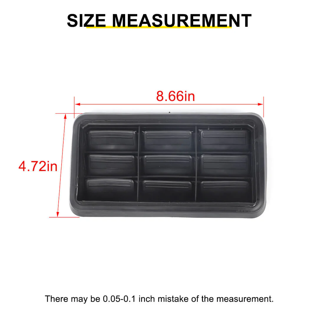 For 2007-2018 Jeep Wrangler JK Rear Tailgate Tail Gate Vent Grille Trim Cover - Image 10