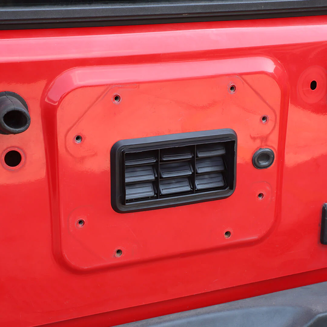 For 2007-2018 Jeep Wrangler JK Rear Tailgate Tail Gate Vent Grille Trim Cover - Image 5