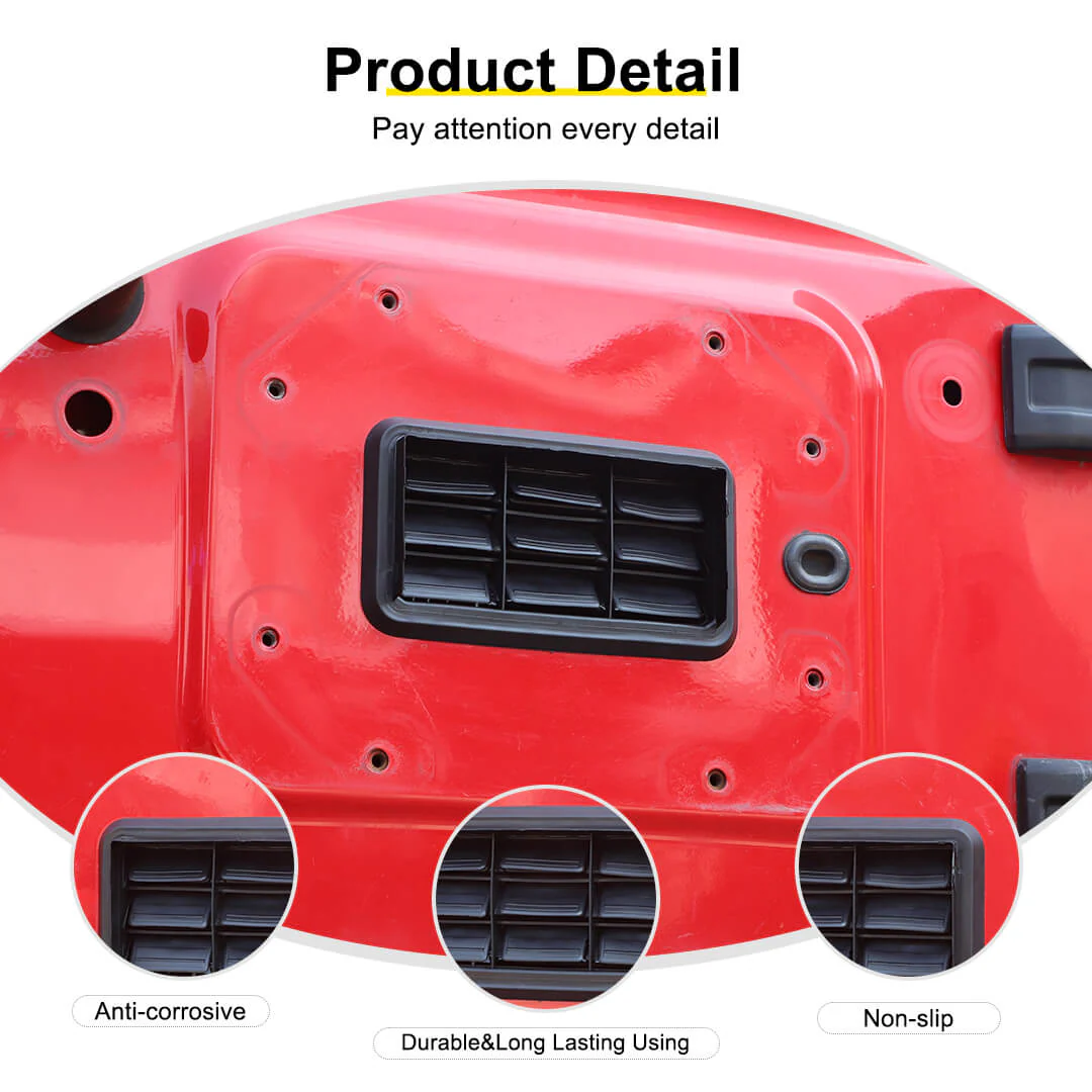 For 2007-2018 Jeep Wrangler JK Rear Tailgate Tail Gate Vent Grille Trim Cover - Image 7